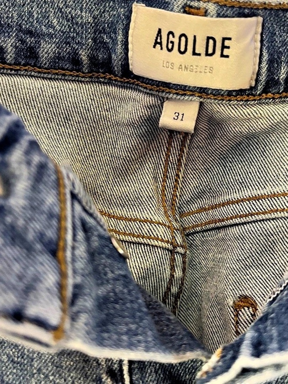 AGOLDE Riley High Rise Straight Crop Jeans - Picture 7 of 13